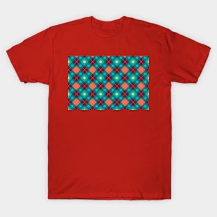 Beautiful  checkkers pattern T-Shirt